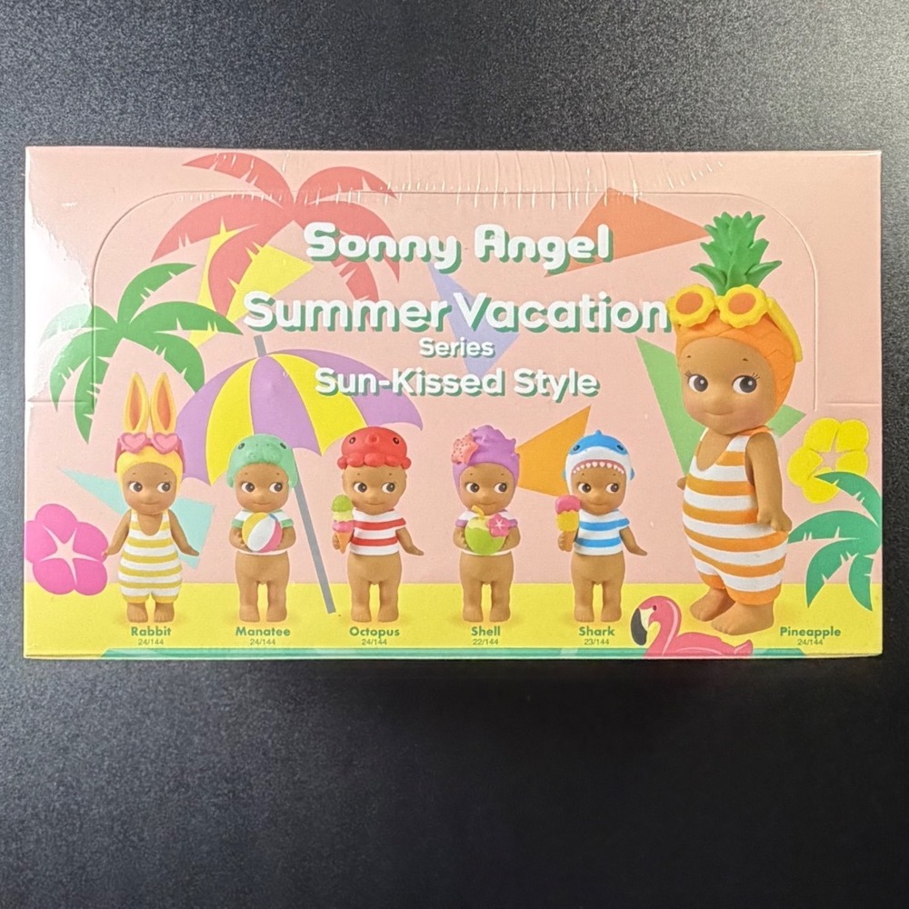 Sonny Angel Summer Vacation Series Sun-Kissed Style Blind Box Set of 6 Figures